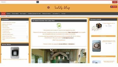 Site internet Lalolyshop